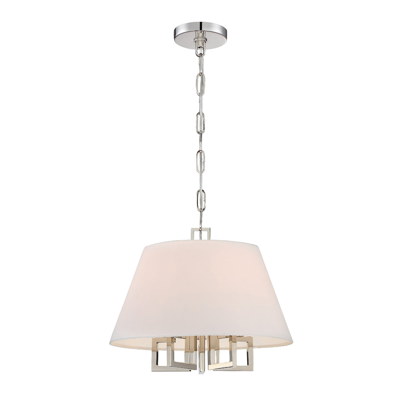 Libby Langdon Westwood 5 Light Polished Nickel Pendant Pendant Crystorama