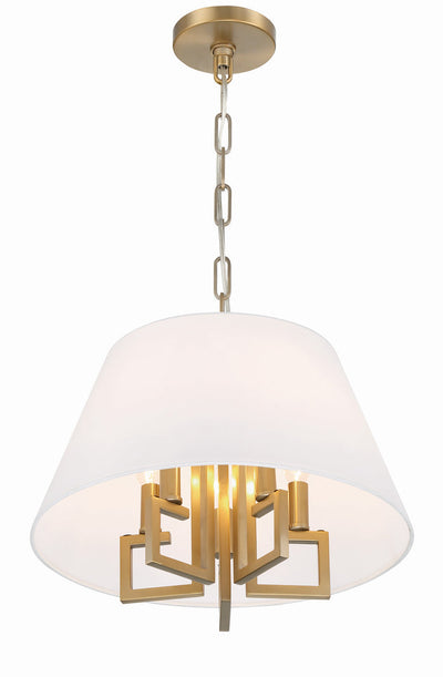 Libby Langdon Westwood 5 Light Vibrant Gold Pendant Pendant Crystorama