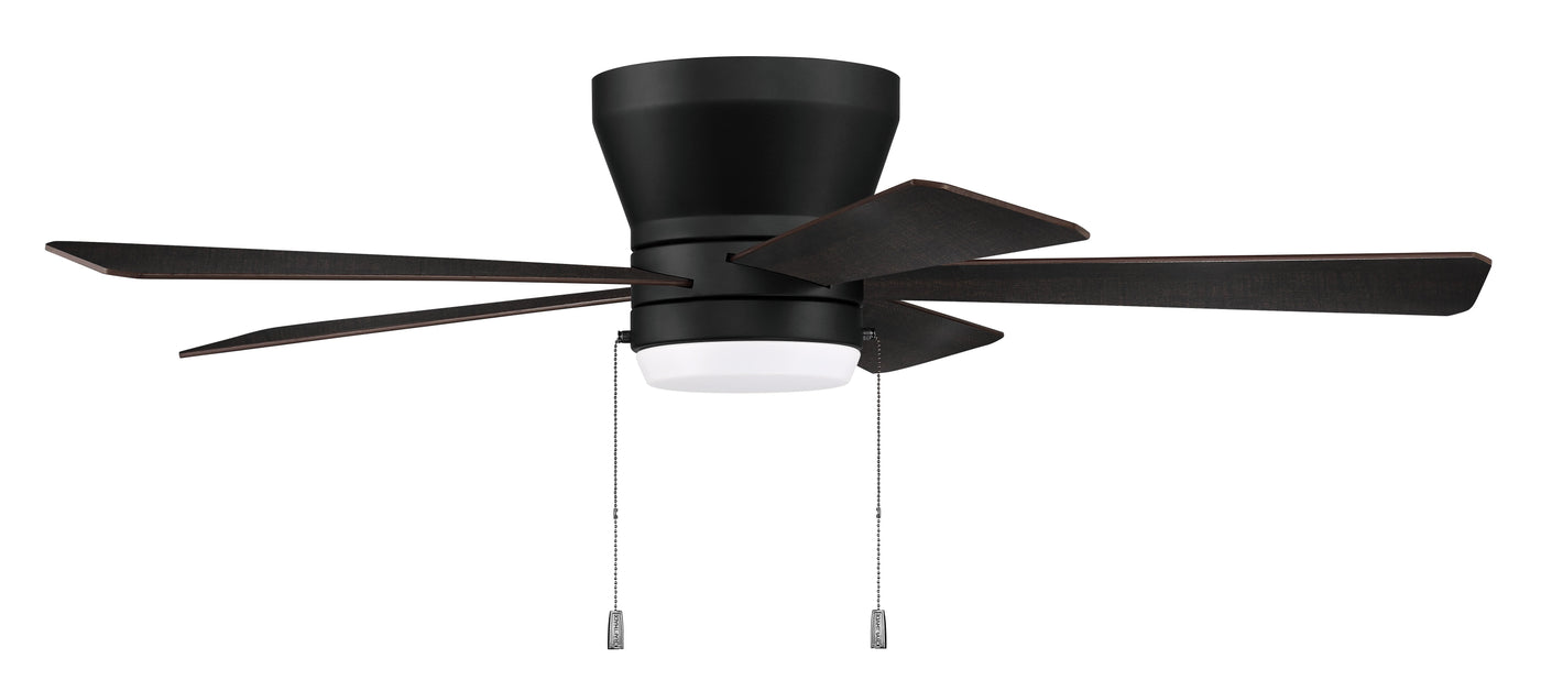 52" Merit in Flat Black  w/ Flat Black/Greywood Blades Ceiling Fan CRAFTMADE