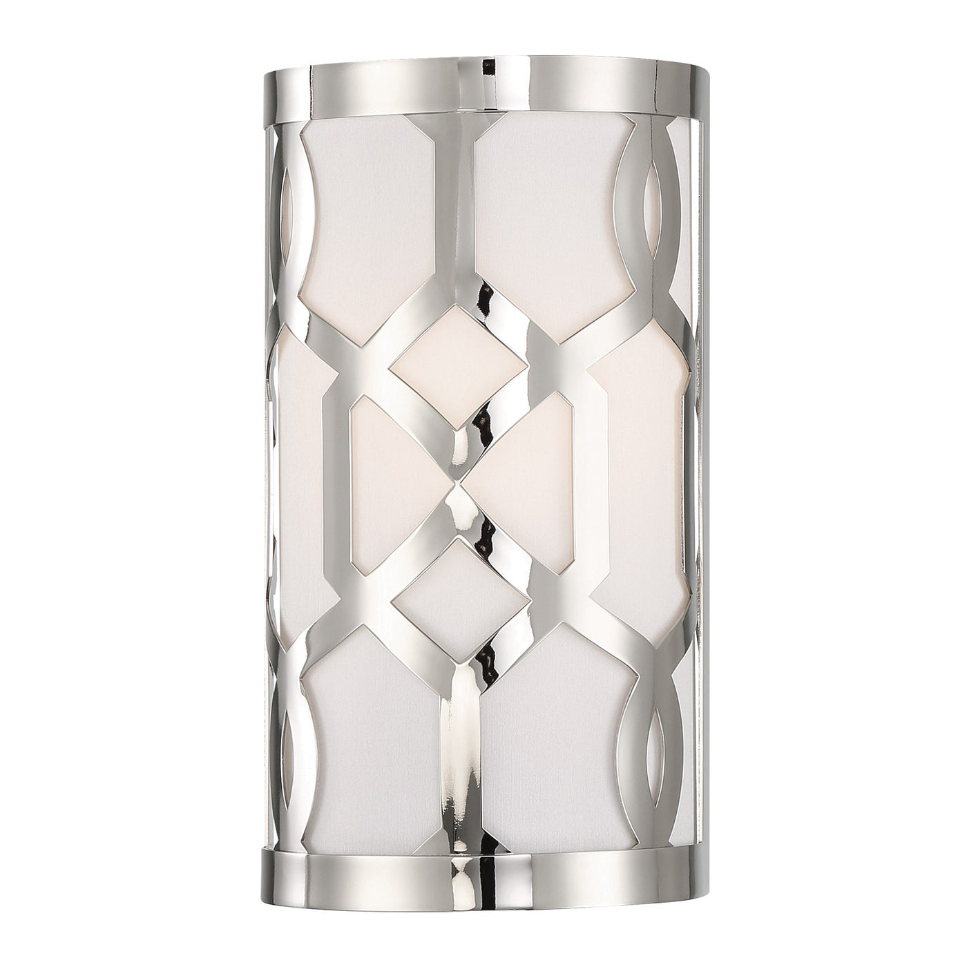 Libby Langdon Jennings 1 Light Polished Nickel Sconce Wall Sconce Crystorama