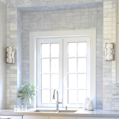 Libby Langdon Jennings 1 Light Polished Nickel Sconce Wall Sconce Crystorama