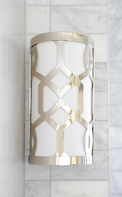 Libby Langdon Jennings 1 Light Polished Nickel Sconce Wall Sconce Crystorama