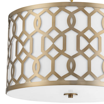 Libby Langdon Jennings 5 Light Aged Brass Chandelier Chandelier Crystorama