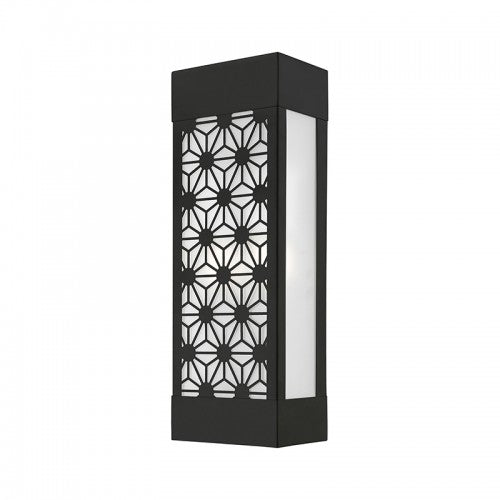 2 Light Black Outdoor ADA Sconce Exterior Livex