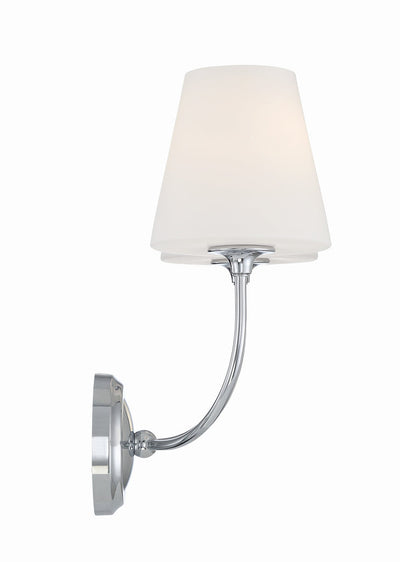 Libby Langdon Sylvan 2 Light Polished Chrome Sconce Wall Sconce Crystorama