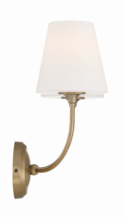 Libby Langdon Sylvan 2 Light Vibrant Gold Sconce Wall Sconce Crystorama