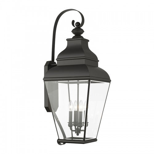 4 Light Bronze Outdoor Wall Lantern Exterior Livex