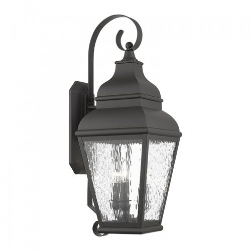 3 Light Bronze Outdoor Wall Lantern Exterior Livex