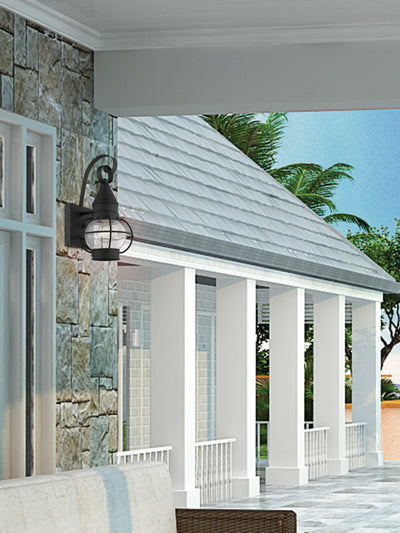 1 Light Black Outdoor Wall Lantern Exterior Livex