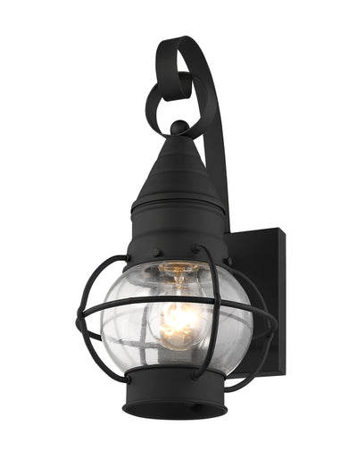 1 Light Black Outdoor Wall Lantern Exterior Livex