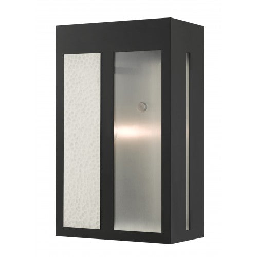 1 Light Black Outdoor Wall Lantern Exterior Livex