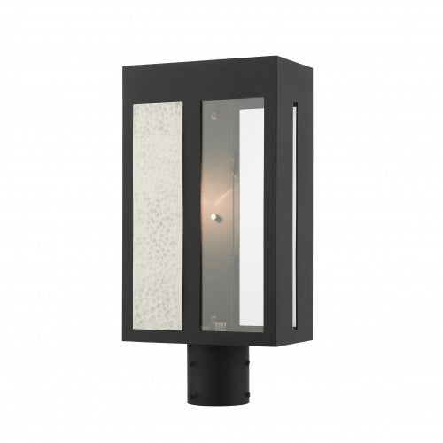 1 Light Black Outdoor Post Top Lantern Post Livex