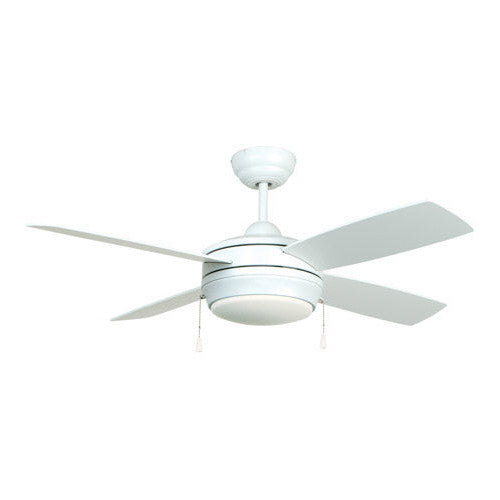 44" Laval in Matte White w/ Matte White Blades Ceiling Fan CRAFTMADE