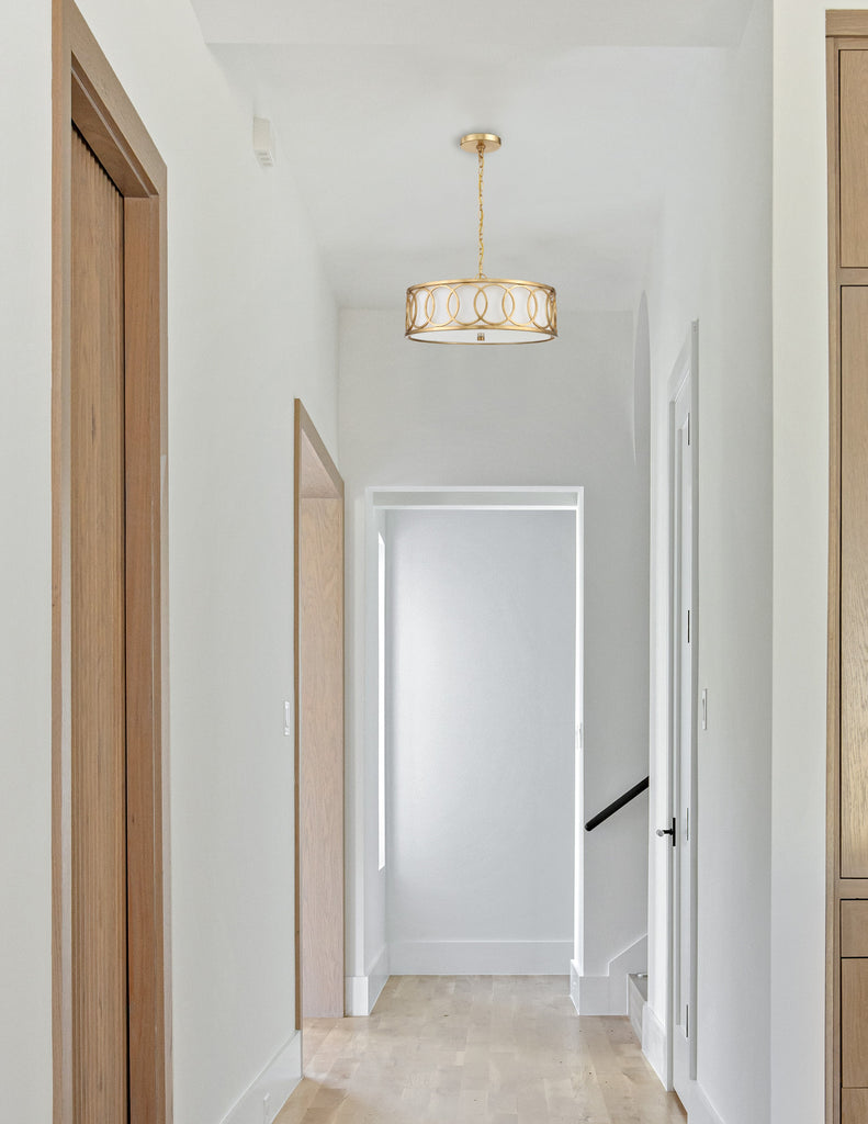 Libby Langdon Graham 6 Light Antique Gold Chandelier Chandelier Crystorama