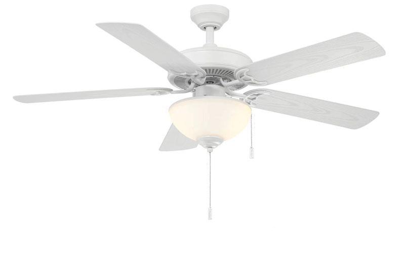 Dalton 52 inch indoor/outdoor ceiling fan w/Light Kit Ceiling Fan Wind River