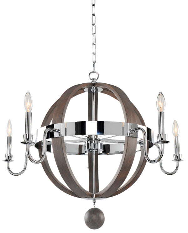 Sharlow 5 Light Chandelier Chandelier Kalco