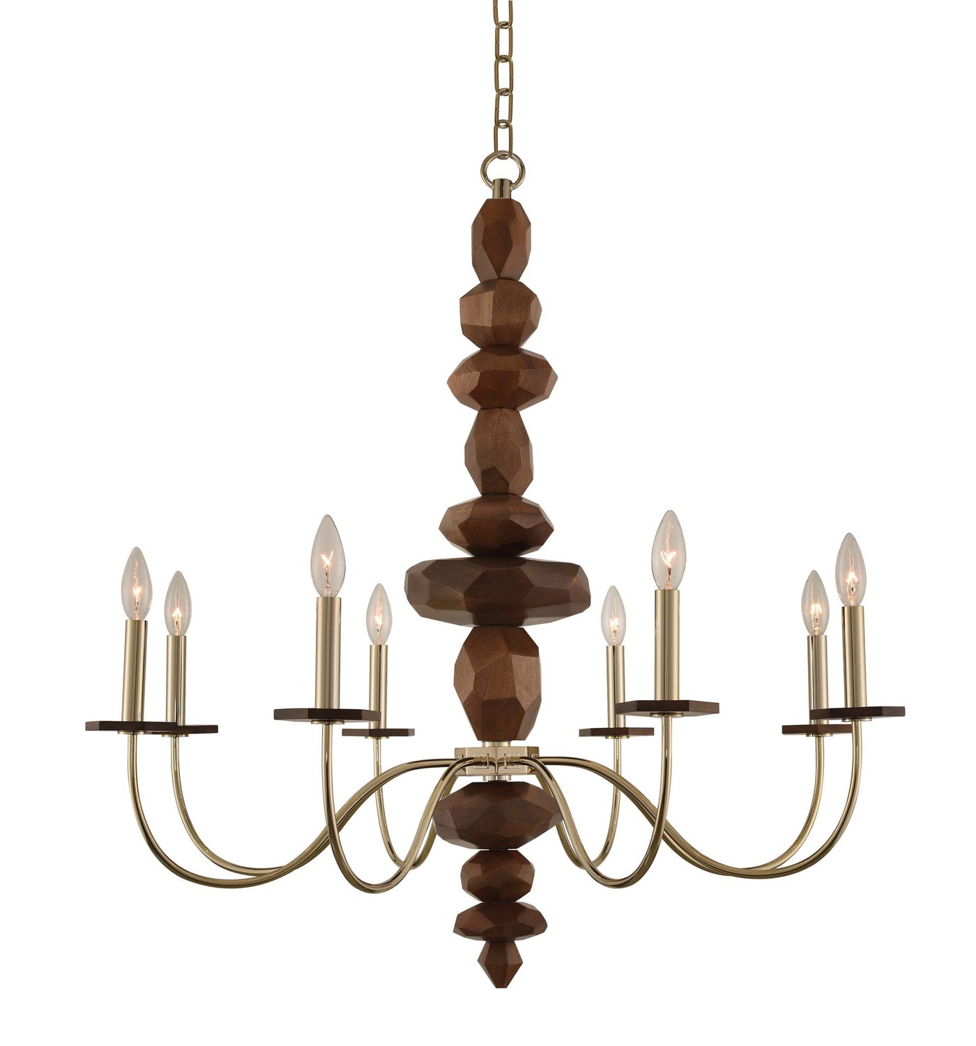 Lassen 8 Light Chandelier Chandelier Kalco