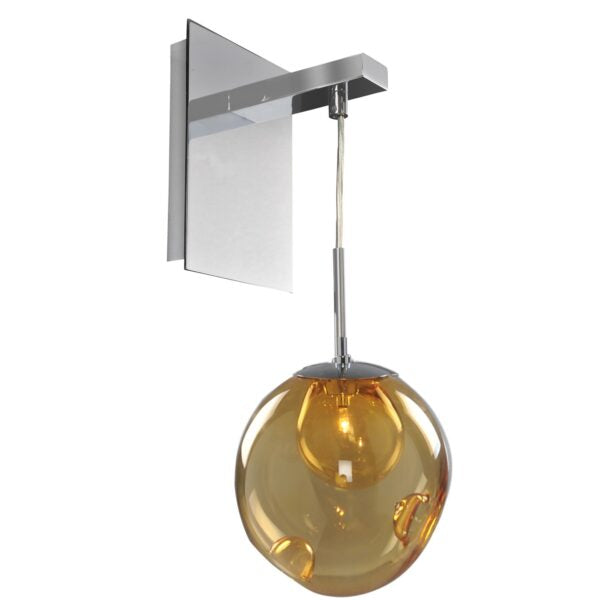 Meteor 1 Light Wall Bracket Wall Sconce Kalco