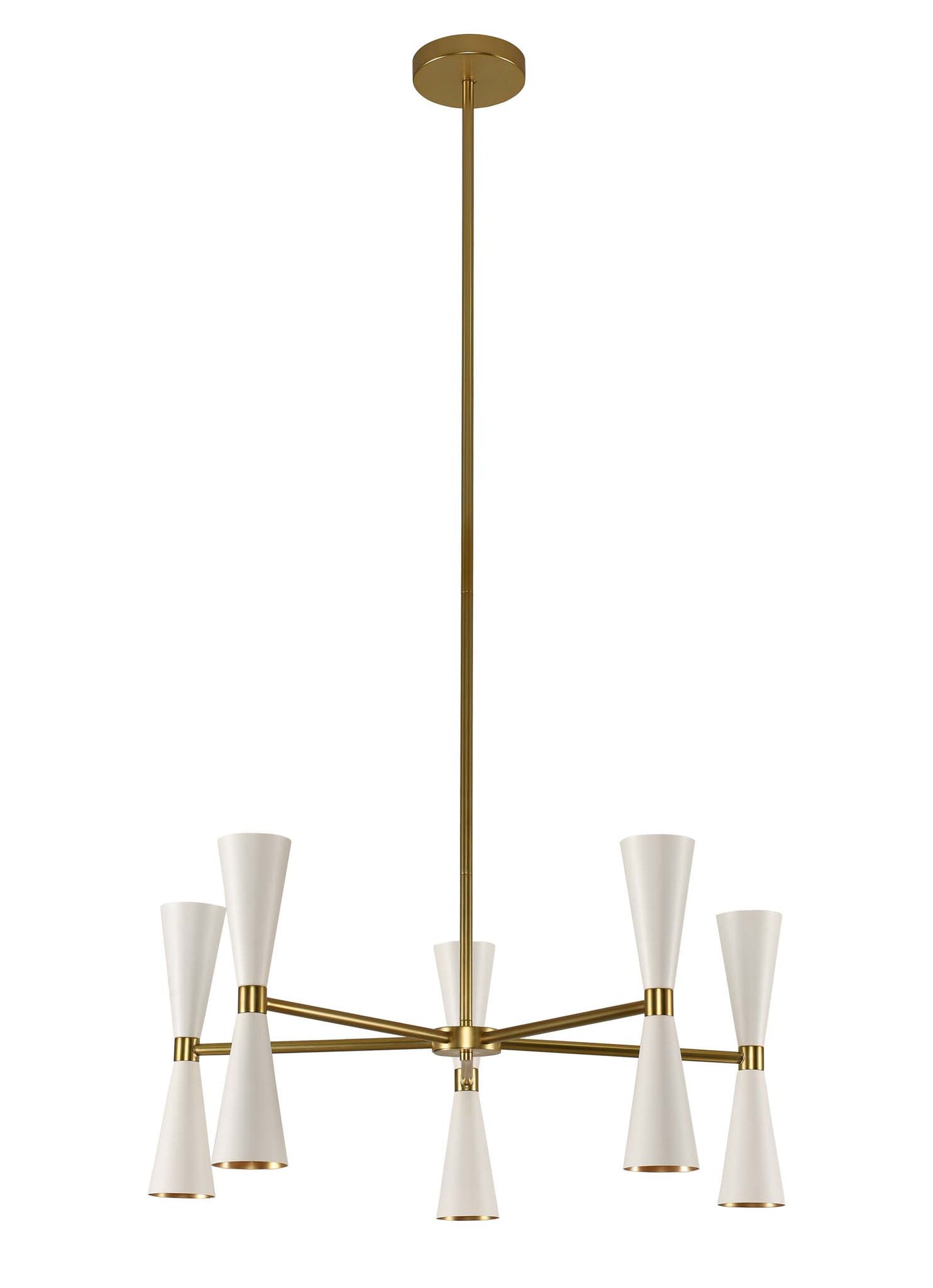 Milo 5 Arm Chandelier Chandelier Kalco