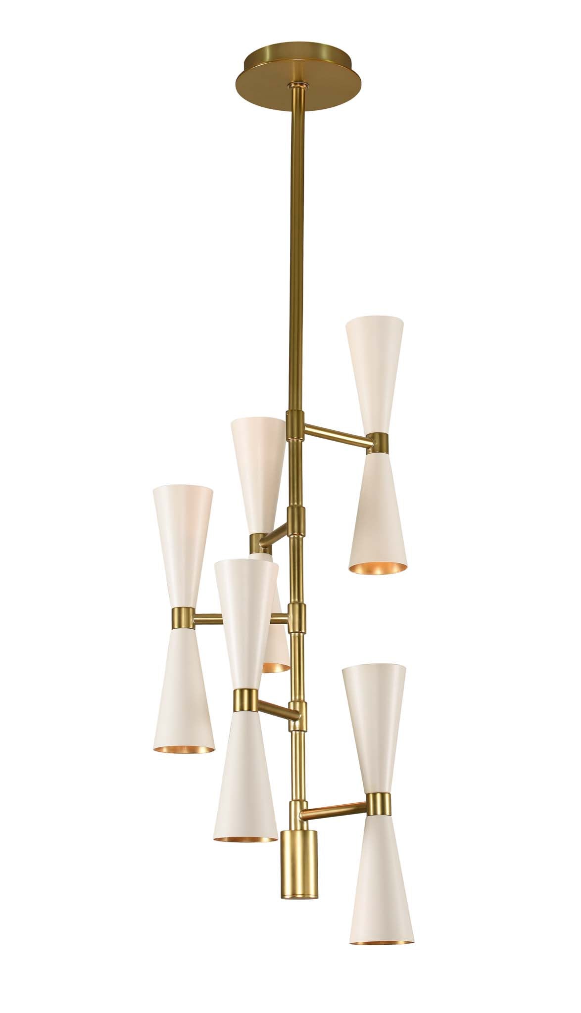 Milo 10 Light Foyer Chandelier Chandelier Kalco