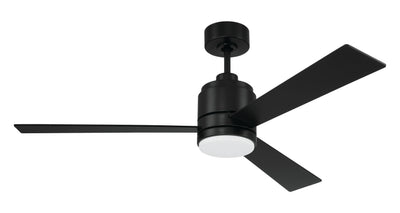 52" McCoy in Flat Black w/ Flat Black Blades Ceiling Fan CRAFTMADE