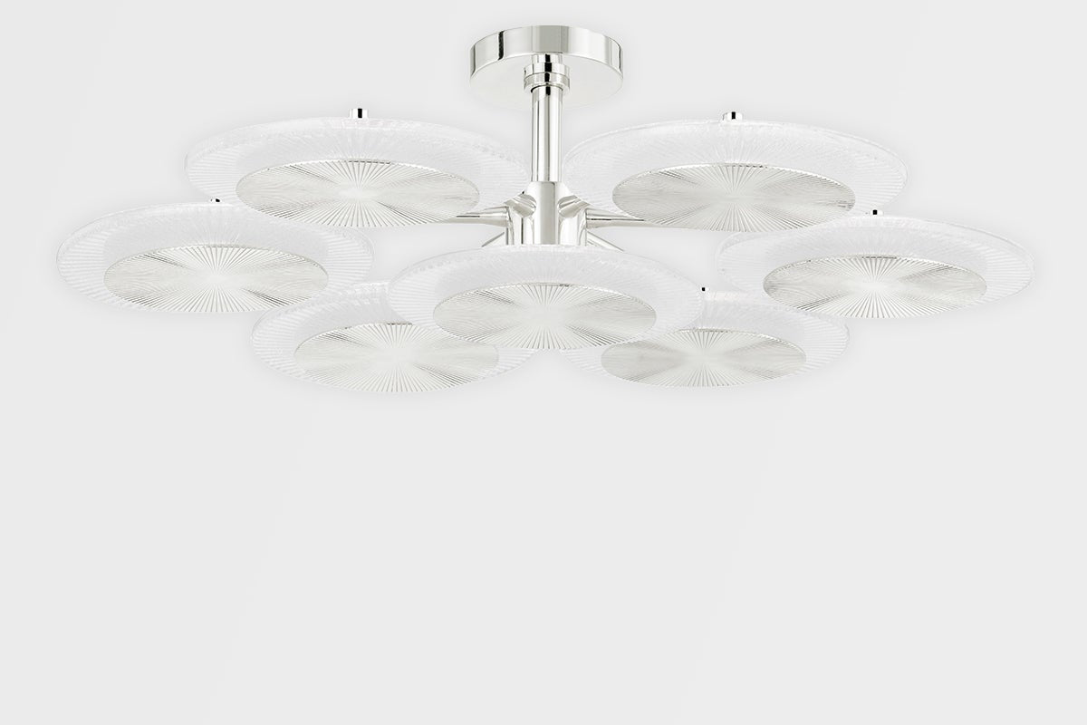 7 Light Semi Flush Semi Flush Corbett Lighting