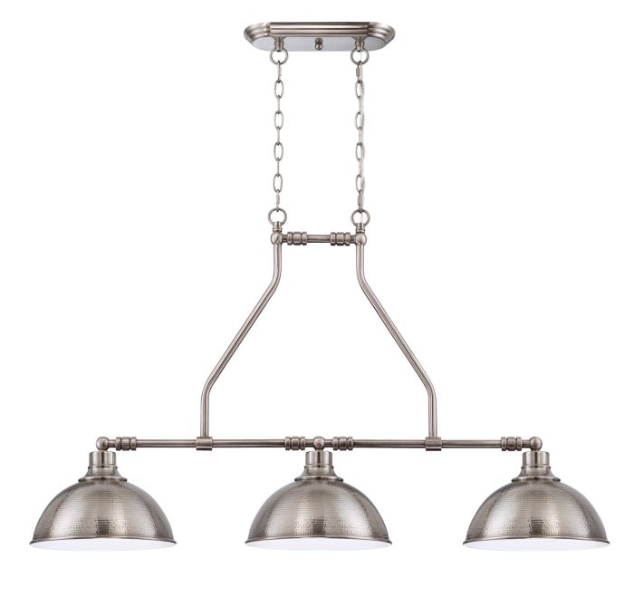 Timarron 3 Light Island in Antique Nickel Linear Craftmade