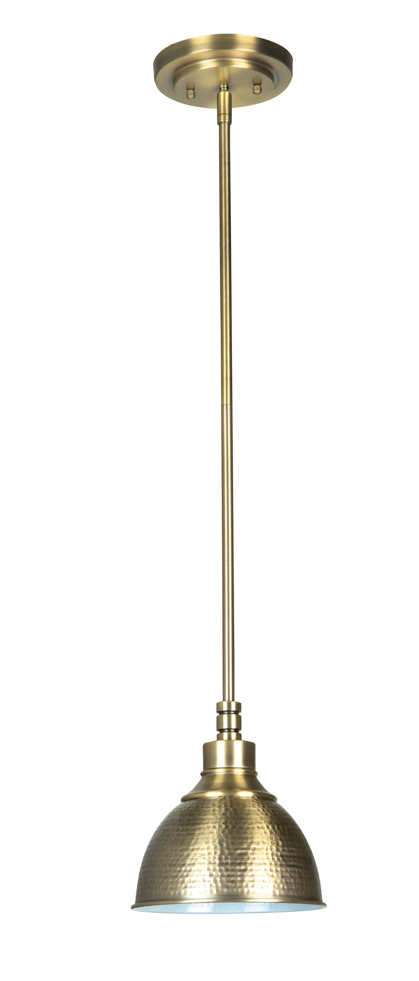 Timarron 1 Light Mini Pendant in Legacy Brass Pendant Craftmade