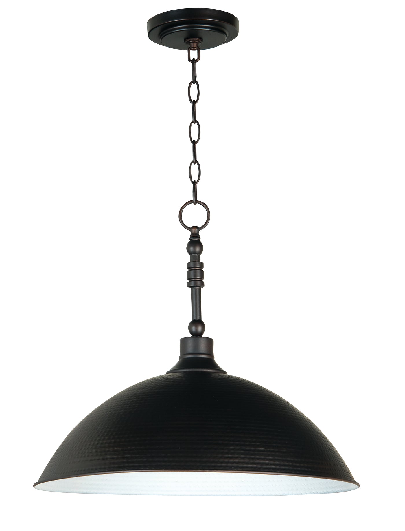 Timarron 1 Light Large Pendant in Aged Bronze Brushed Pendant Craftmade