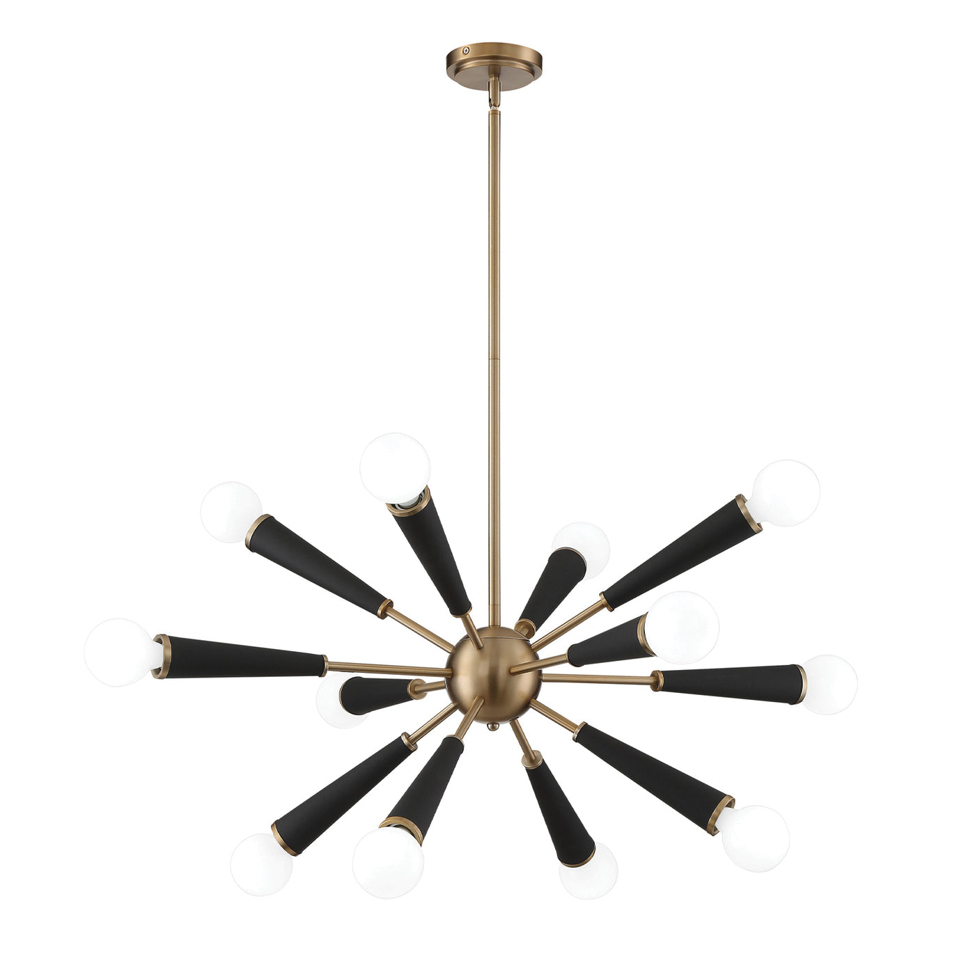 Zodiac 12 Light Aged Brass Chandelier Chandelier Crystorama