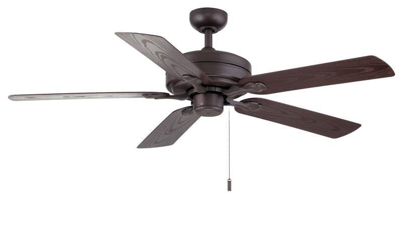 Courtyard Outdoor Textured Brown 52 Inch Ceiling Fan Ceiling Fan Wind River