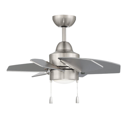 24" Propel II in Brushed Polished Nickel w/ Brushed Nickel Blades Ceiling Fan CRAFTMADE