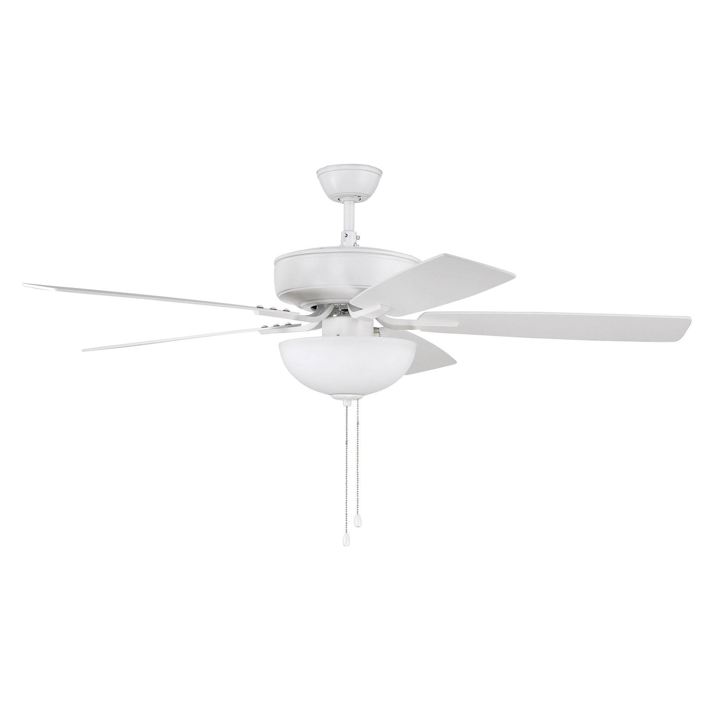 52" Pro Plus 211 in White w/ White/Washed Oak Blades Ceiling Fan CRAFTMADE