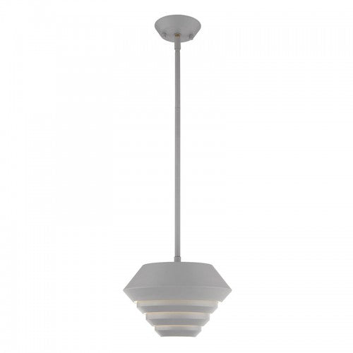 1 Light Nordic Gray Single Pendant Pendant Livex