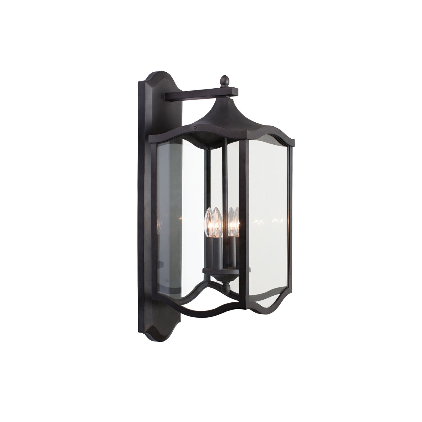 Lakewood 4 Light Medium Wall Bracket Wall Sconce Kalco