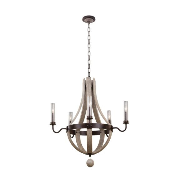 Harper 5 Light Outdoor Chandelier Chandelier Kalco