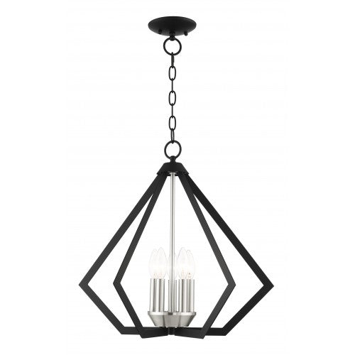 5 Light Black Chandelier Chandelier Livex