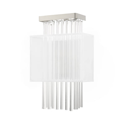 1 Light Brushed Nickel ADA Wall Sconce Wall Sconce Livex