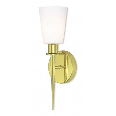 1 Light Polished Brass ADA Wall Sconce Wall Sconce Livex