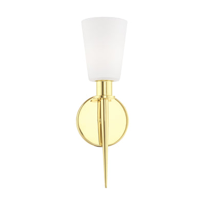1 Light Polished Brass ADA Wall Sconce Wall Sconce Livex