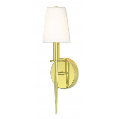 1 Light Polished Brass ADA Wall Sconce Wall Sconce Livex