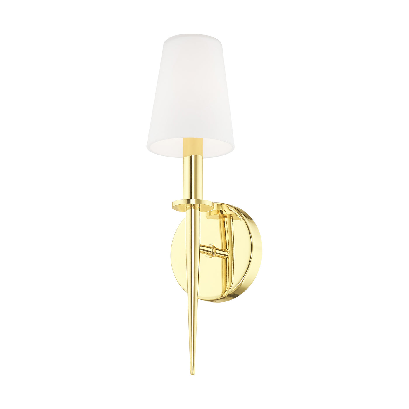 1 Light Polished Brass ADA Wall Sconce Wall Sconce Livex