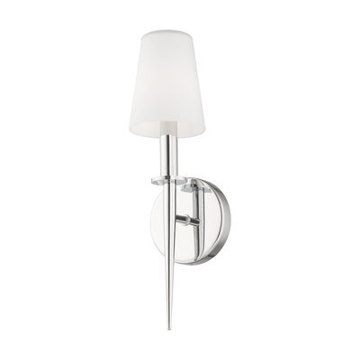 1 Light Polished Chrome ADA Wall Sconce Wall Sconce Livex