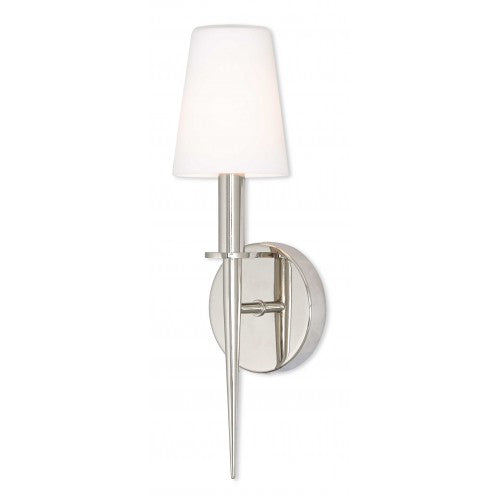 1 Light Polished Nickel ADA Wall Sconce Wall Sconce Livex