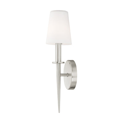 1 Light Brushed Nickel ADA Wall Sconce Wall Sconce Livex