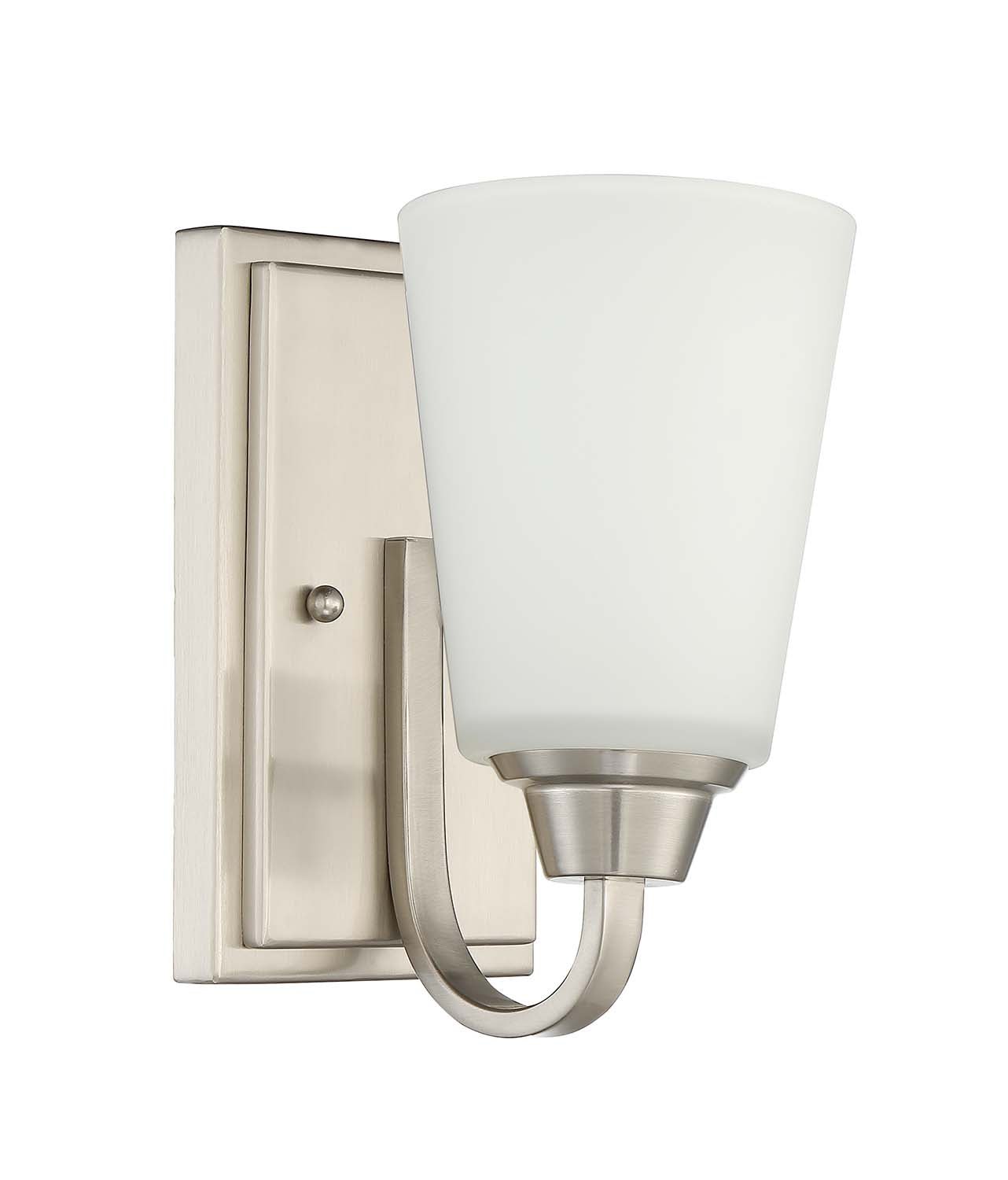 Grace 1 Light Wall Sconce in Brushed Polished Nickel Wall Sconce Craftmade