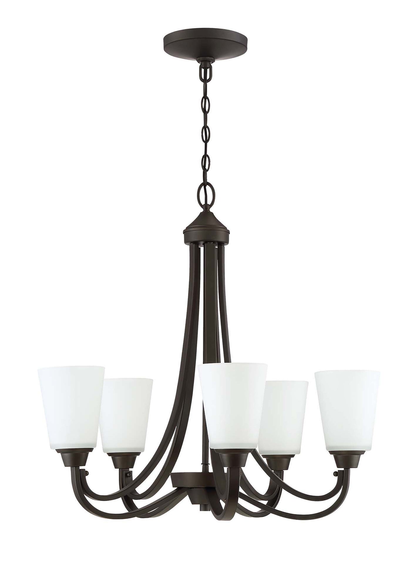 Grace 5 Light Chandelier in Espresso Chandelier Craftmade