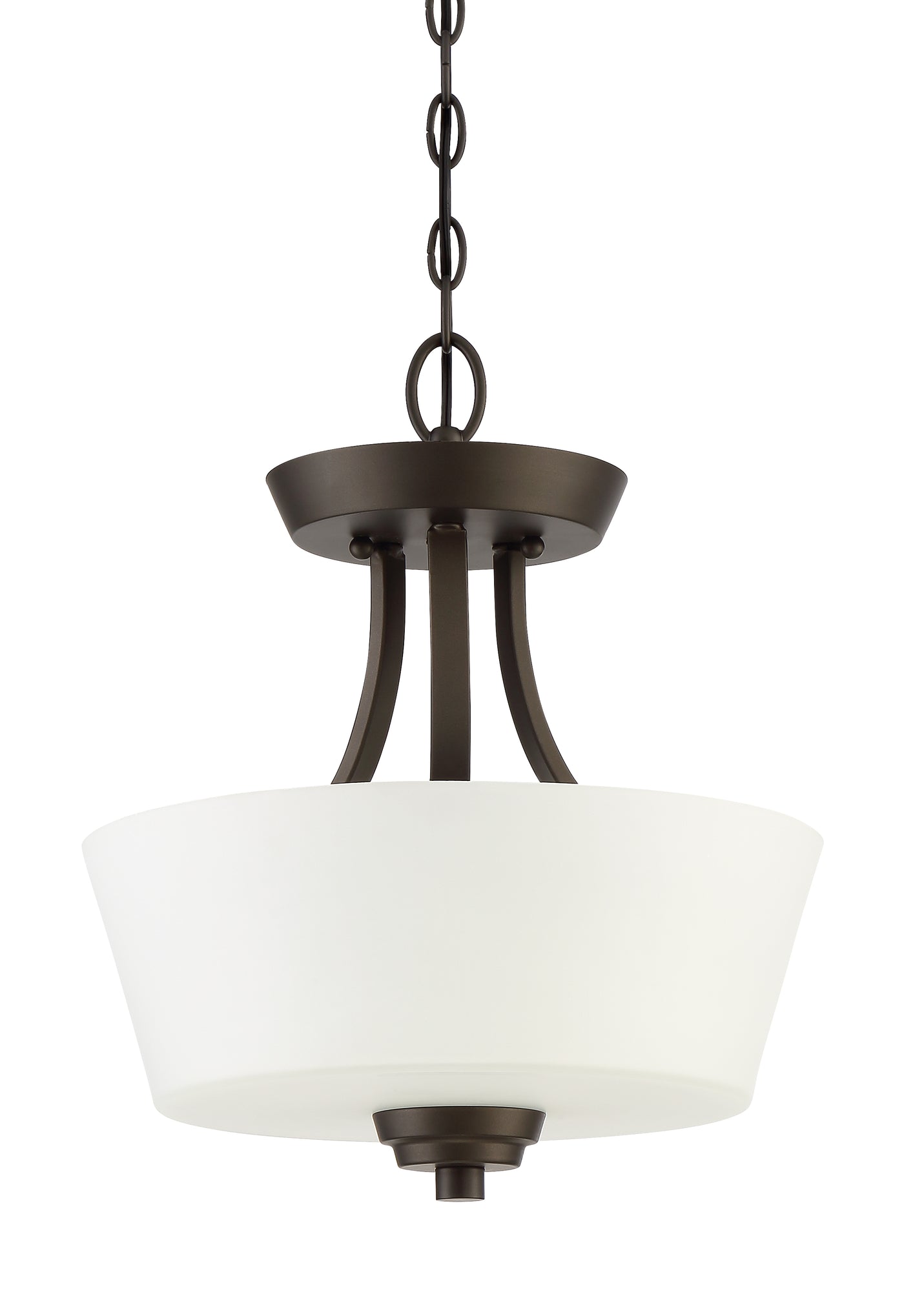 Grace 2 Light Convertible Semi Flush in Espresso Semi Flush Craftmade