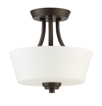 Grace 2 Light Convertible Semi Flush in Espresso Semi Flush Craftmade