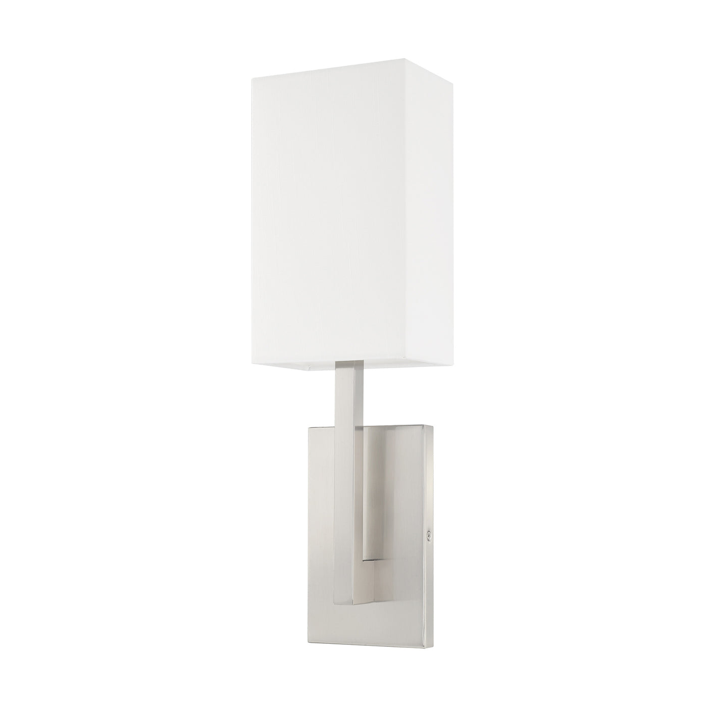 1 Light Brushed Nickel ADA Wall Sconce Wall Sconce Livex